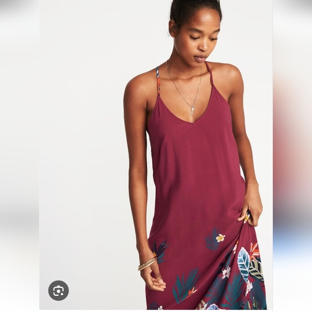 #73 Sleeveless Floral Maxi Shift Dress for Women